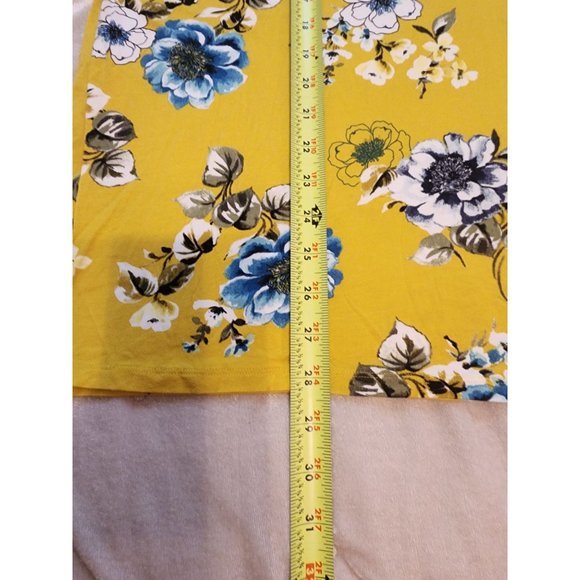 Torrid Super Soft Lime Green Floral Bell Sleeve Top 3x - Picture 5 of 7